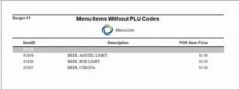 CL_Recipes_Rpt_MenuItmNoPLU