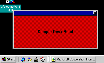 Desk Band as a floating toolbar