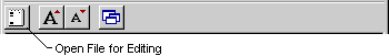 An Open File for Editing button.
