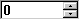 Up-down control with an edit control as its buddy window.